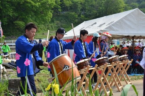 お田植え祭りの様子